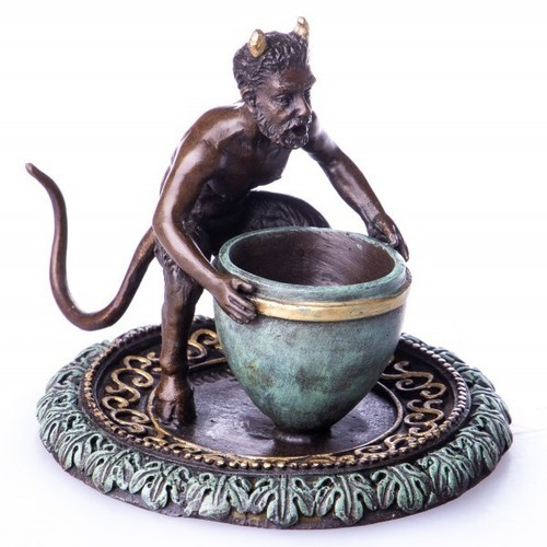 Sculpture bronze coloré