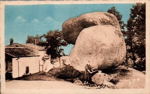 Cpa sidobre le rocher - sidobre,