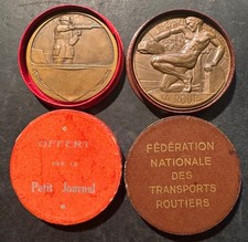 2 médaille bronze " La chasse par FRAISSE  Les transports routiers par PELLETIER