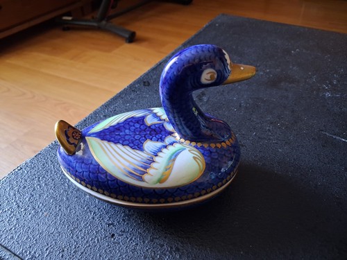 Boîte canard porcelaine - canard, en