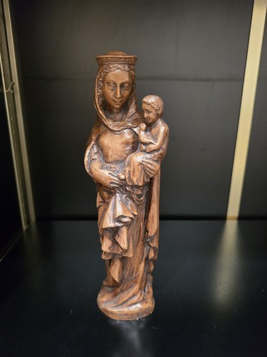 Vierge enfant en bois - vierge, à
