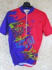 Maillot cycliste GIORDANA BORN TO WIN vintage années 90 shirt jersey maglia S/M