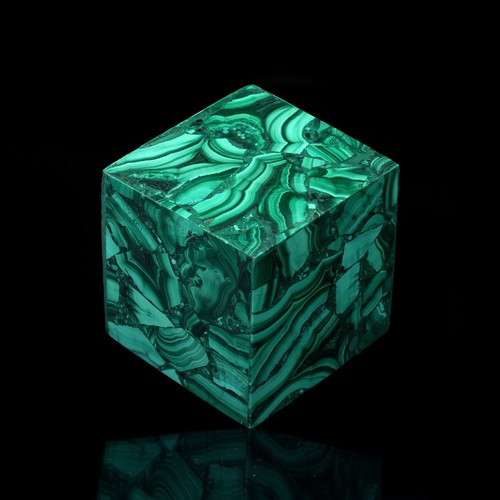 Genuine malachite cube - genuine,