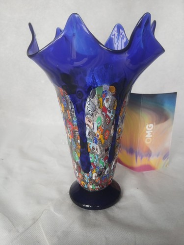 Vase verre murano - omg, avec