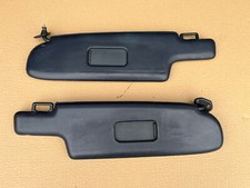 PORSCHE 928 S4 FRONT LEATHER SUN VISORS - DARK BLUE