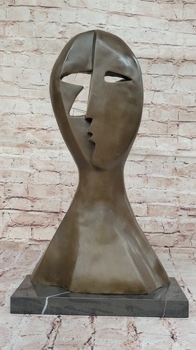 Signed cubism two face - signed,