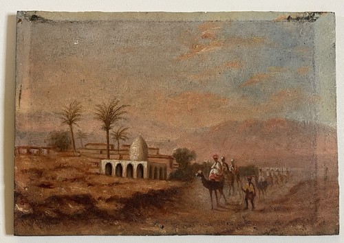 Tableau huile orientaliste - huile,