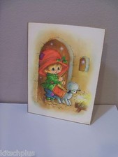 Vtg Christmas Card Front Mod
