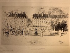 Gustave Leheutre etching eau