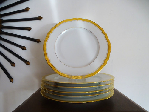 Assiettes plates porcelaine - plates,