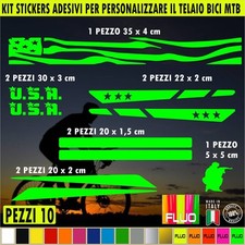 Kit 10 autocollants cadre de