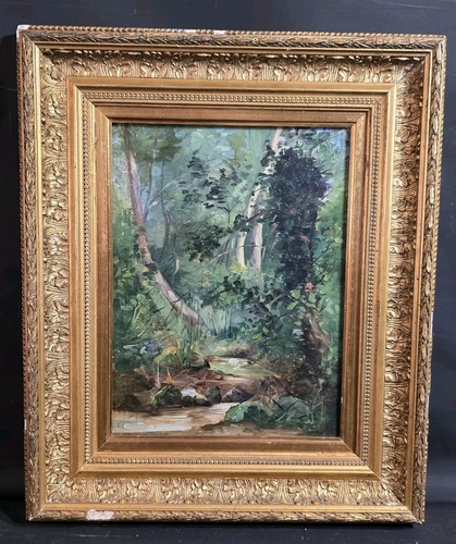 Tableau ancien huile paysage