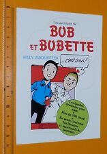 1980s Adventures of Bob & Bobette Willy Vandersteen Suske Wiske STICKER