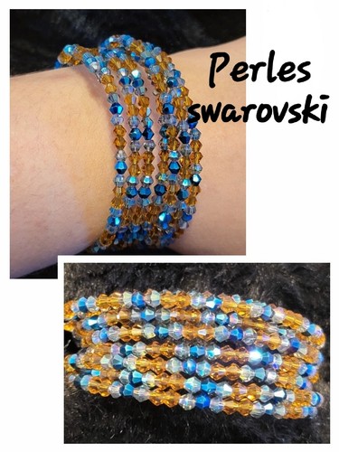 Bracelet artisanal swarovski - bracelet,