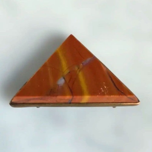 Broche japonaise rétro - , pierre