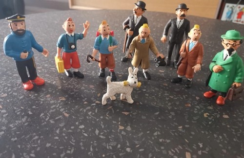 Lot complet figurines tintin - complet, 9