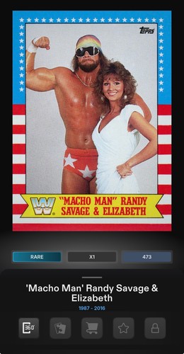 Topps wwe slam digital - slam, card