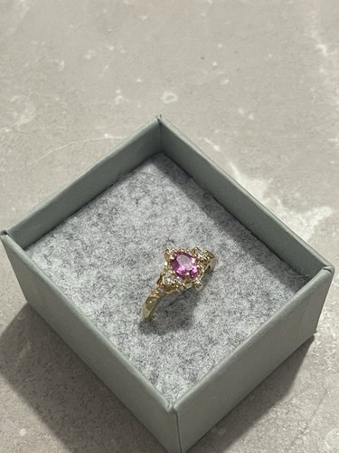 Bague 18k avec saphir - bague, or