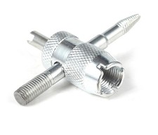 Outil démonte obus 4 en 1 - Démontage tire valve pneus auto moto vélo - NEUF