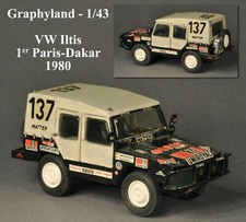Graphyland, VW Iltis "Uniroyal" 1st Paris-Dakar 1980, 1/43