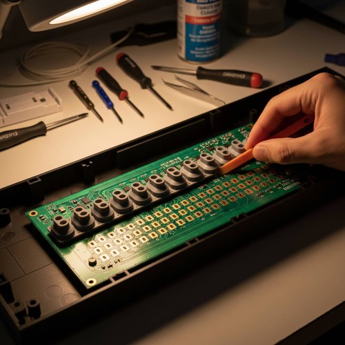 Gomme conductrice clavier - gomme,