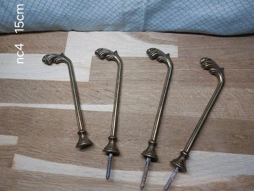 Lot embrasses rideaux laiton - 4,