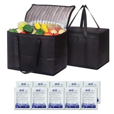 2 pièce Grand Sac Isotherme