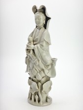 Chinese Ceramic Guanyin White Chinese Porcelain 19th Century