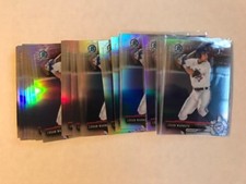 Lot (29) LOGAN WARMOTH 2017 Bowman Draft Chrome cards ALL REFRACTORS