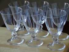 DAUM FRANCE 6 ANCIENS VERRES A