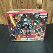 X1 Gundam TCG Dual Impact Booster Box GD02 –  ENGLISH   IN HAND USA SELLER