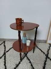 TABLE HARICOT FORMICA PIEDS BOBINES VINTAGE ANNÉES 60 TABLE D'APPOINT 