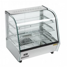 Vitrine inox chauffante 120