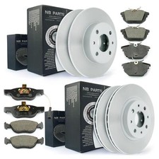 Disques de Frein Plaquettes avant Arrière pour Fiat Barchetta Punto Alu-Sattel