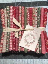 Tilda Fabric Creating Memories Winter Red & Green Color Story 16 Fat Quarters