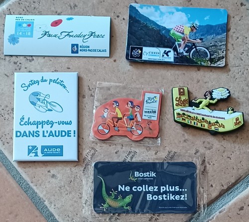 Cyclisme lot 6 magnet - cyclisme,