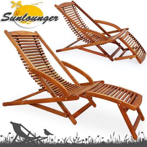 Chaises longues bois - chaises,