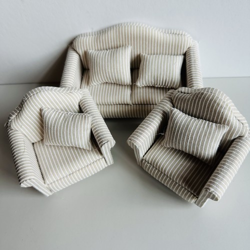 Dollhouse miniature sofa - 1:12,