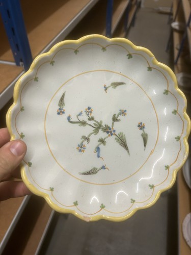 Assiette ancien faïence - assiette,