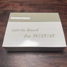 NEW PC/XT/AT 8-Bit CGA & MDA Video Card ACV-1030 In Box With Manual