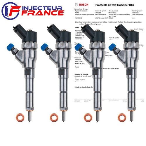 0445110044 injecteur bosch - 4x,