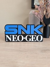 Logo SNK NEO GEO 3D- Plaque de