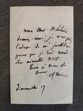 Lettre Autographe Signée