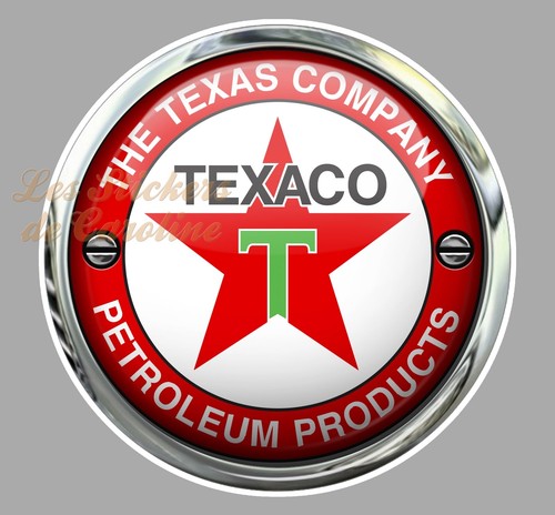 Sticker texaco gasoline motor - gasoline,
