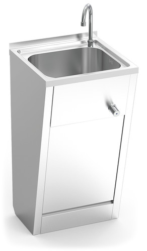 Lave mains inox sur pied
