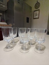 6 ANCIENS VERRES À EAU