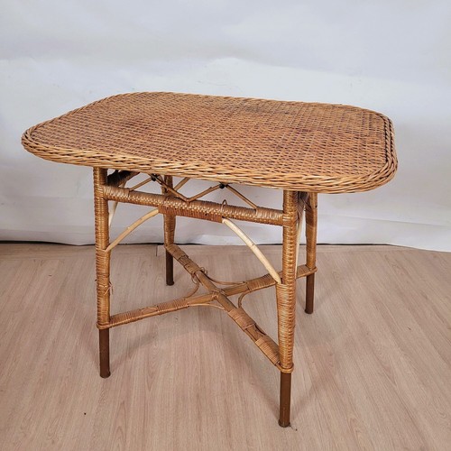 Table salon rotin - de,