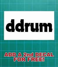 ddrum Logo Bass Drum Decal