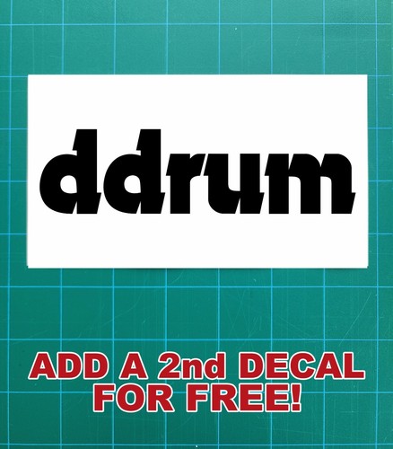 Ddrum logo bass - logo, decal