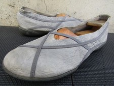Trippen Gray women's leather Flats Comfort Driving Summer size EUR 38 |  US 8